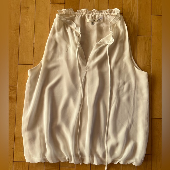 Max Studio Ivory Halter Style Blouse - Picture 3 of 4